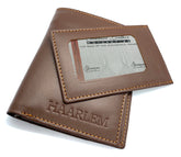 HAARLEM Men KUZE 29800 Leather Wallet With Cardholder Brown